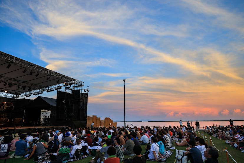 ① Immerse yourself in live music and nature at seaside concerts