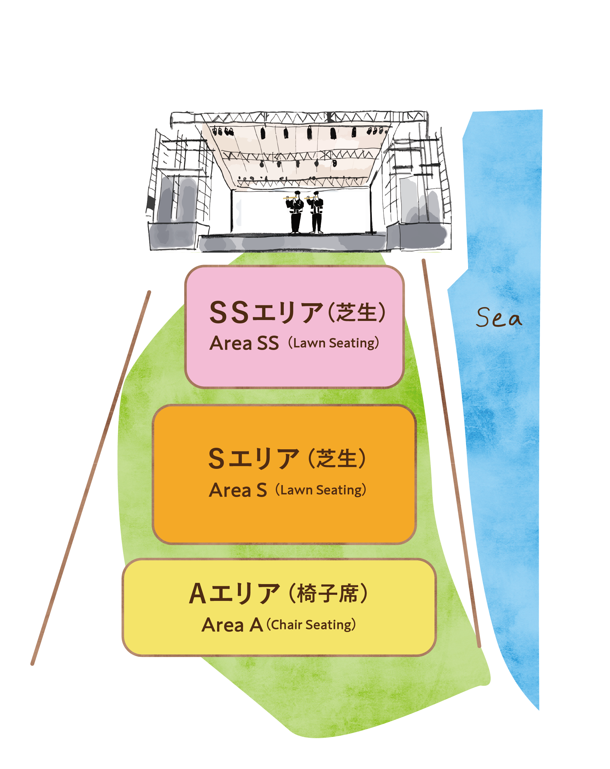 ハーバーコンサートステージ案内図2024